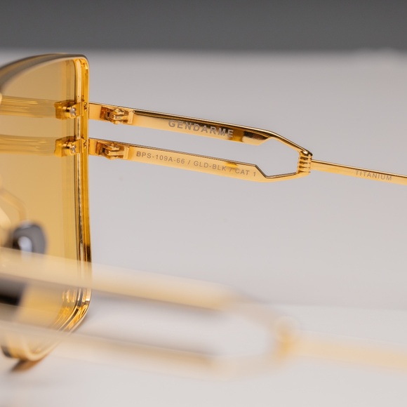 Balmain Gendarme Square Metal Oversize Sunglasses - Picture 7 of 12